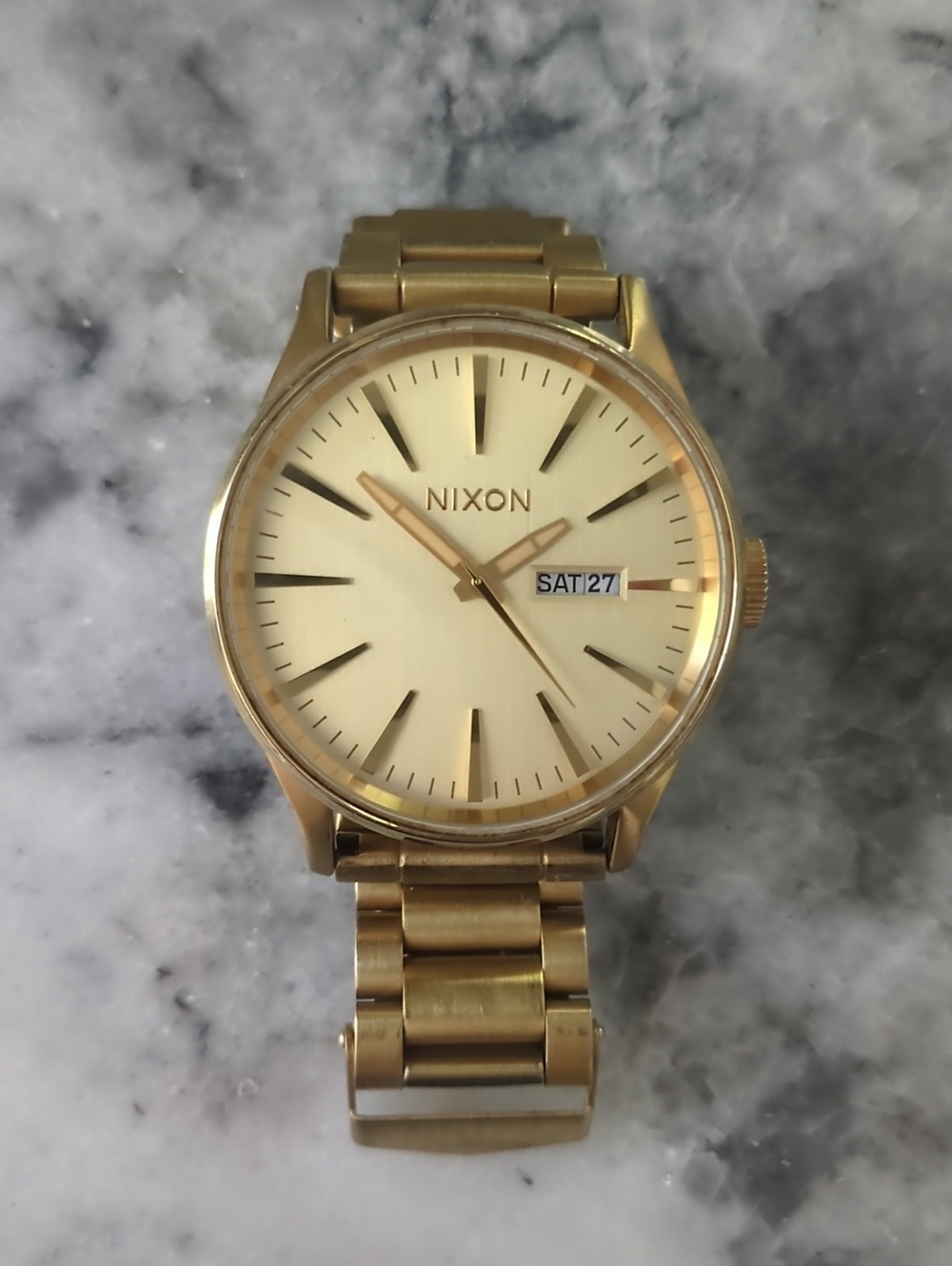 Nixon Gold-tone Men's Bracelet Watch